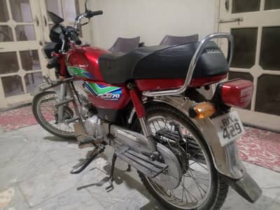 Honda CD70 2018 Model Rawalpindi Registration Biomatric Available