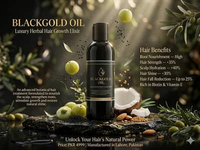 BlackGold Oil and Shampoo