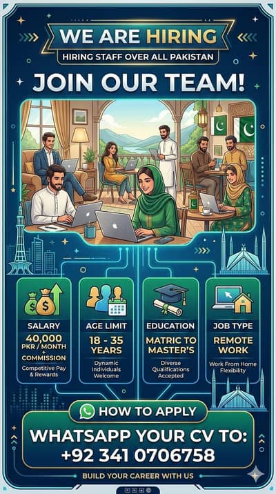 REMOTE JOB +923496936175watsapp