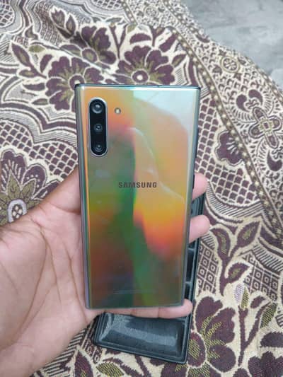 Samsung note 10 12 gb Ram 256 gb memory PTA approved  lush condition