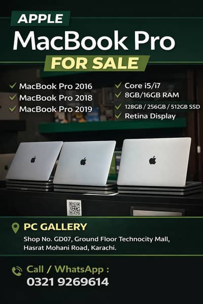 Apple MacBook Pro 13" (2019) A1989 – Core i7 | 16GB RAM | 512GB SSD