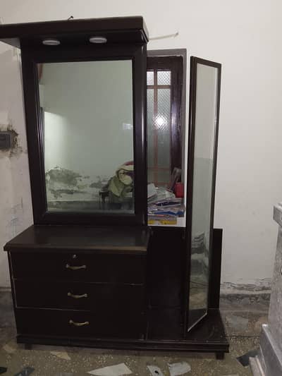 Dressing table of wood