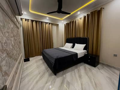 1 Bedroom VIP Full furnish flat per day available in Bahria town Lahore 0300 4561276