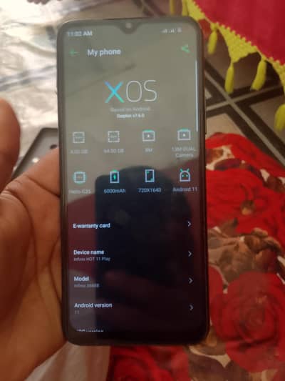 infinix hot 11 play 4 GB 64 GB