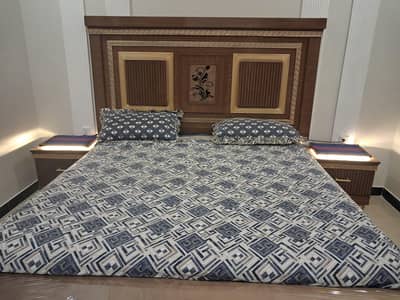 New wooden Bed for sale  slightly used without matress