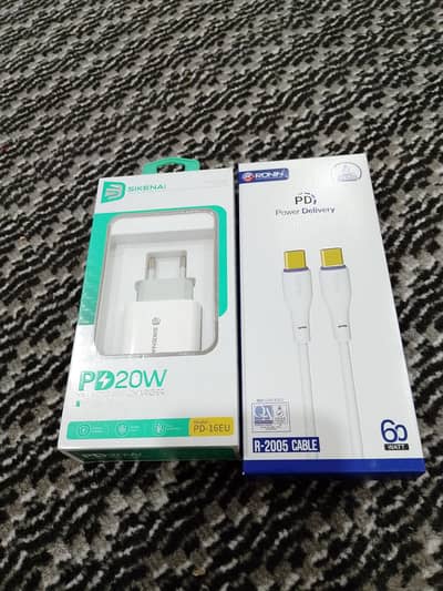 Charger With Type C Cable ( Original Geniuon)