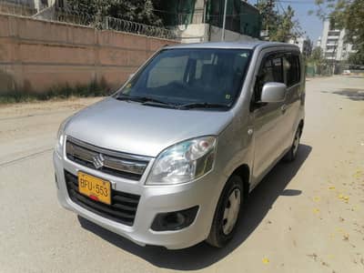 Suzuki wagonr vxl model 2016 original silver mettalic only 75000 kms