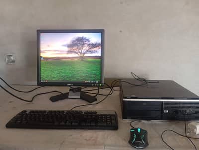 Full Desktop Computer Set 8 GB RAM 128 GB SSD+160GB HDD LCD + WiFi