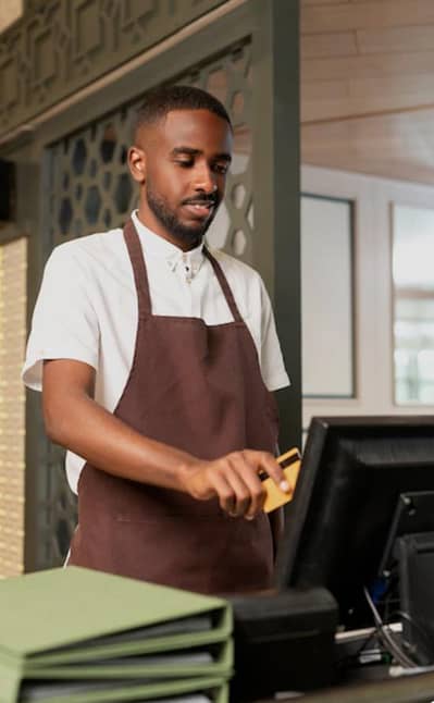 POS operator required for dine-in for RESTAURANT