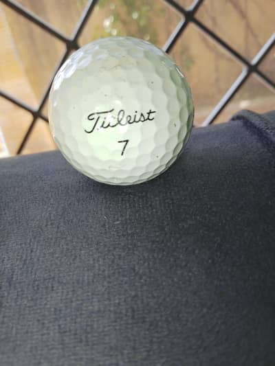 Titleist 7 pro V1 golf ball used