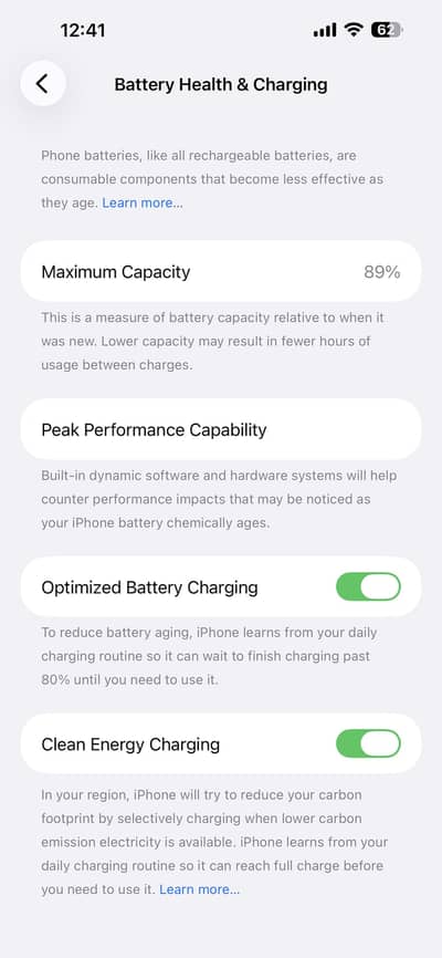 iPhone 14 Pro Max non pta battery health 89 all ok