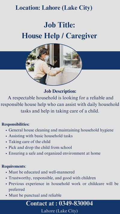 House Help / Caregiver