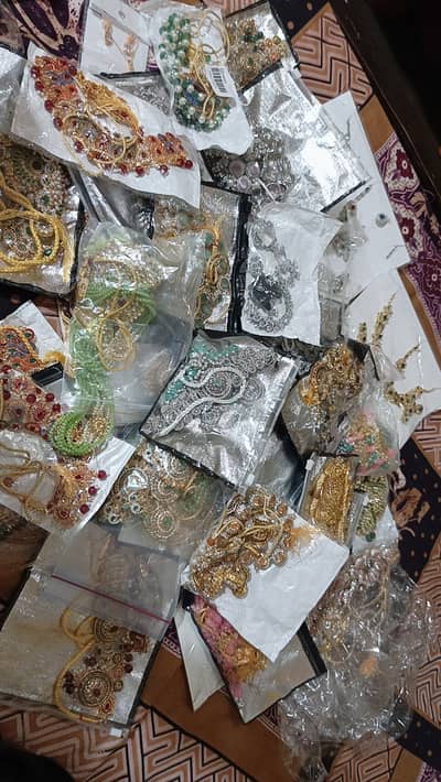 Gold plated zircon jewelry sets