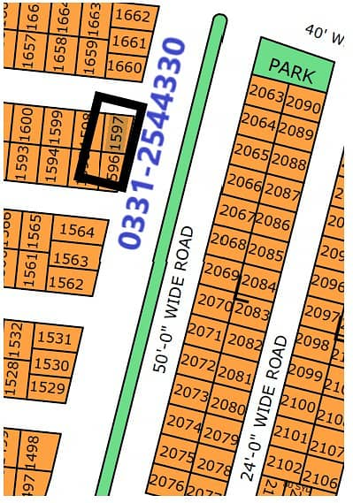 PLOT SALE IN NORTH TOWN RESIDENCY PHASE 1 GOLD BLOCK