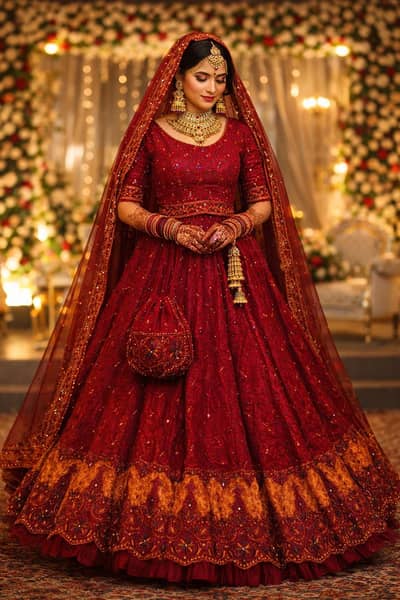 Bridal lehnga Barat lehnga