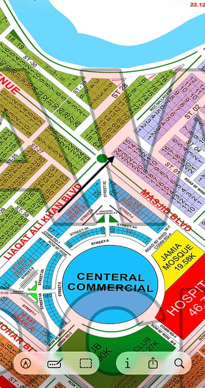 Prime location south face Double Boulevard Corner Plot DHA Phase 5 for sale