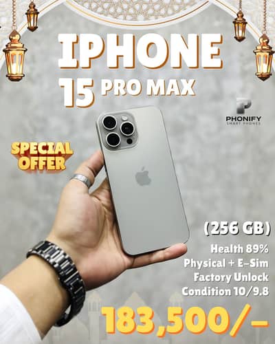 iPhone 15 Pro Max 256gb Non PTA