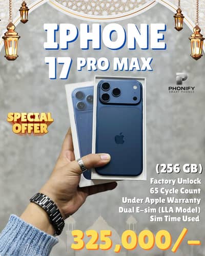 iPhone 17 Pro Max 256gb Non PTA