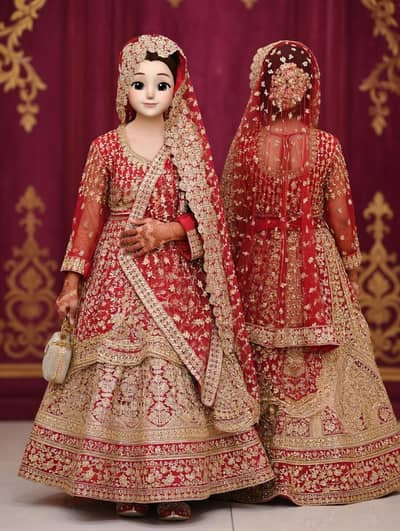 Preloving Bridal dress handmade embr