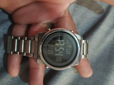 Luxury Men's Business Quartz Watch Top Stainless Steel Strap Calendar