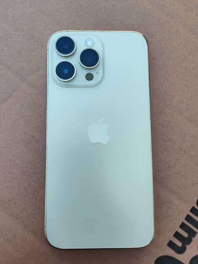 i phone 14 Pro Max 10/10  (Golden Colour) (256 GB). . (Factory Unlock)