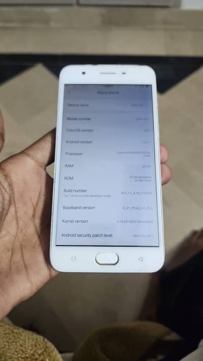 Oppo A57.3/32. PTA approved