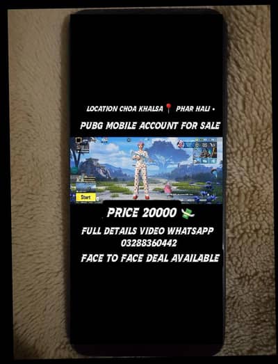 Acc For Sale Face To Face Available (03288360442)