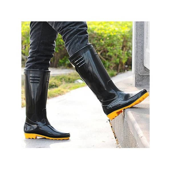Imported Rain Boots for Men and Women Rain Shoes Pair of Industrial Safety Rain Rubber Long Shoes