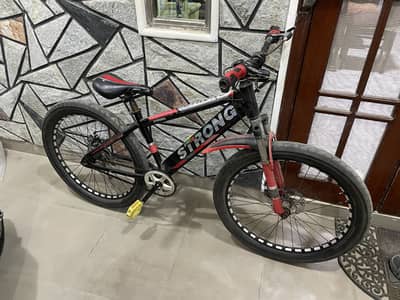 Strong bicycle with free small scooty