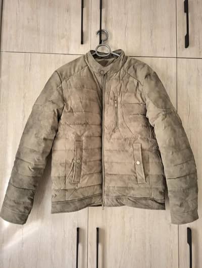 UK Branded Luxury imported Beige Color Jacket