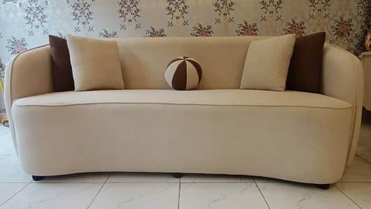Mordern Turkish Style Sofa in Premium Bokeh Fabric, 5 Seater