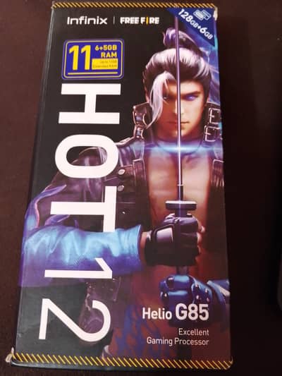 Infinix hot 12. Ram 6+5 = 11  128 Rom gaming mobile   11/ 128