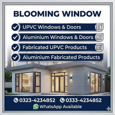 upvc windows , Glass works , Glass windows , shower,cabins,upvc window