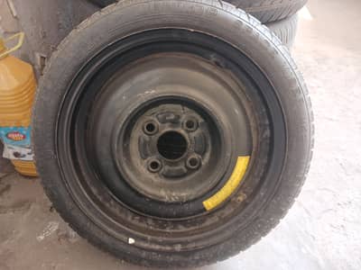 size 14. . brand new condition. spare wheel