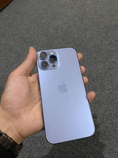 iPhone 13 pro max 256gb non pta 78%health sierra blue water pack