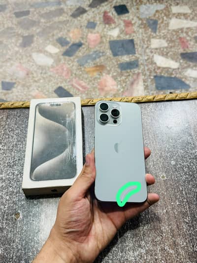 iphone 15 Pro Max with Box 256GB 92 Health Waterpack