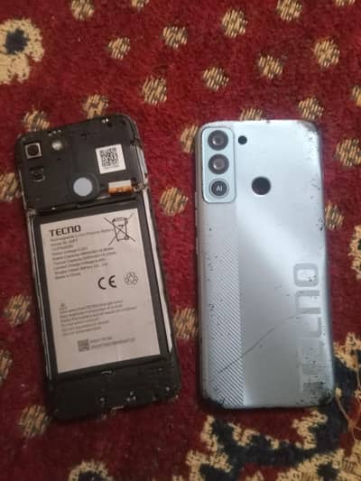 Tecno Pop 5 PTA Approved (Broken) For Parts Sale
