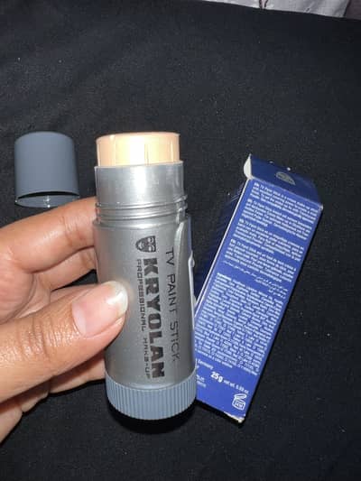 Kryolan TV paint stick,  3w shade. slightly used once only