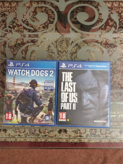 last of us part 2 & watch dogs 2