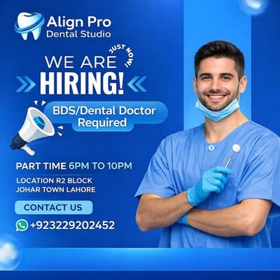 BDS/Dental Doctor Required