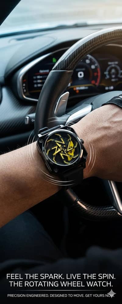Rotating Wheel watch