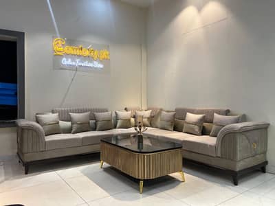 L shape Sofa / Corner Sofa / 7 Seater Sofa Set