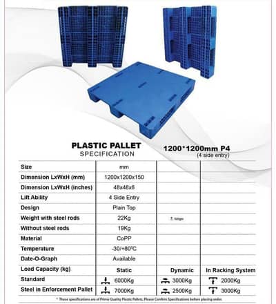 Imported pallets, Heavy duty ssed pallets, Plastic & wooden pallets