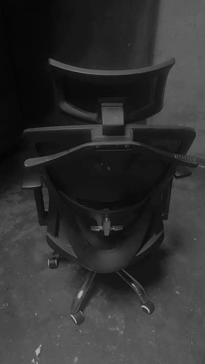 High Back Office Chair with Adjustable Back and headrest- F30