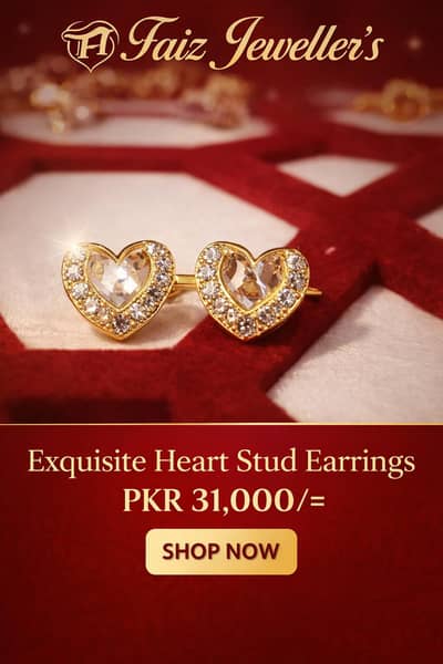 Heart Style Gold Tops