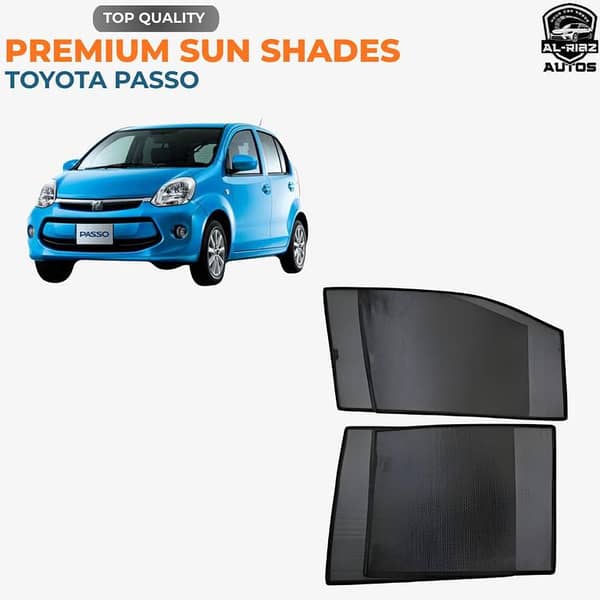 Toyota Passo Window Sun Shades | Premium UV Protection & Heat Shield