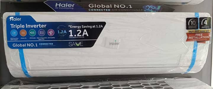 Haier 1.5 Ton DC Inverter AC 19HFCS – Brand New Box Pack