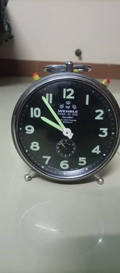 Antique Three in one Alaram Clock