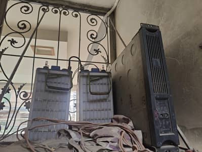 Full 3 KW APC UPS setup for sale With 2 Osaka Tubular Batteries 2500