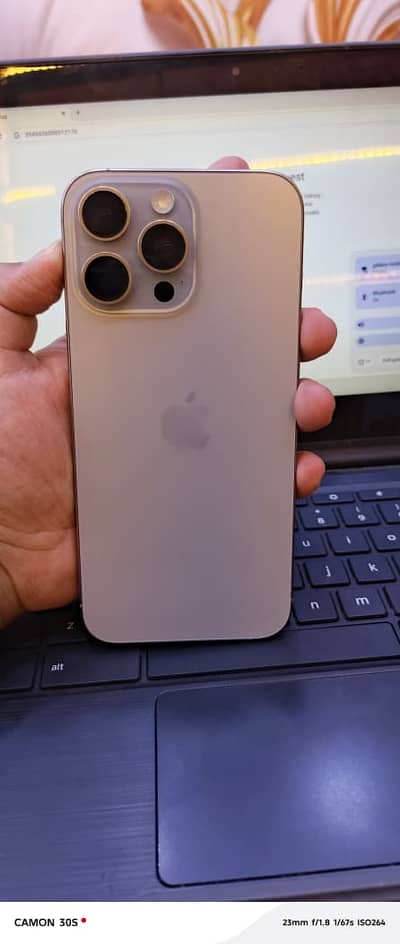 iPhone 16 Pro Max | 10/10 | Titanium Gray | Water Pack | Non-PTA